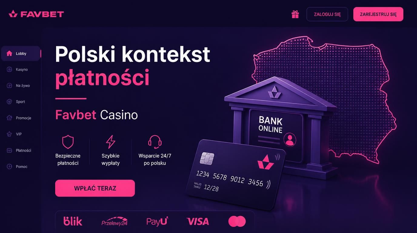 Ikona bankowości online z kartą i mapą Polski 